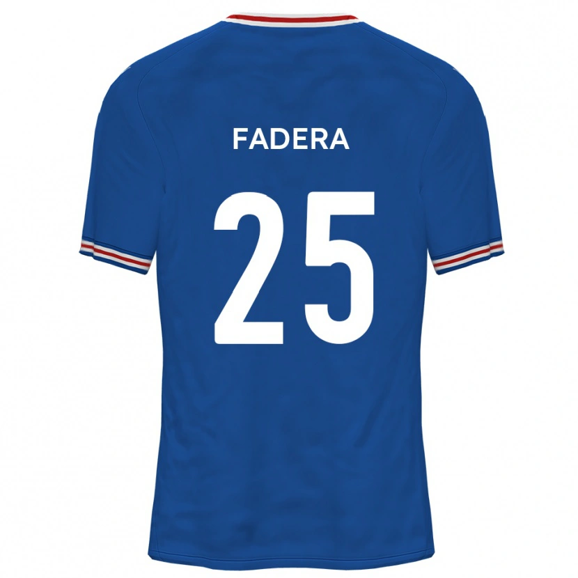 Danxen Kinderen Mo Fadera #25 Dodger Blue Uitshirt Uittenue 2025/26 T-Shirt