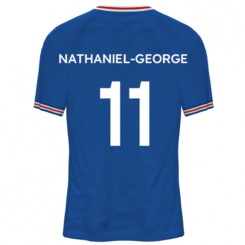 Danxen Kinderen Ashley Nathaniel-George #11 Dodger Blue Uitshirt Uittenue 2025/26 T-Shirt