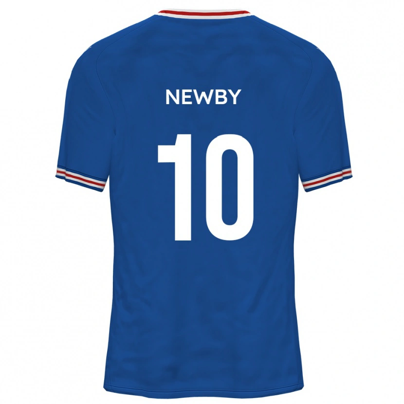 Danxen Kinderen Alex Newby #10 Dodger Blue Uitshirt Uittenue 2025/26 T-Shirt