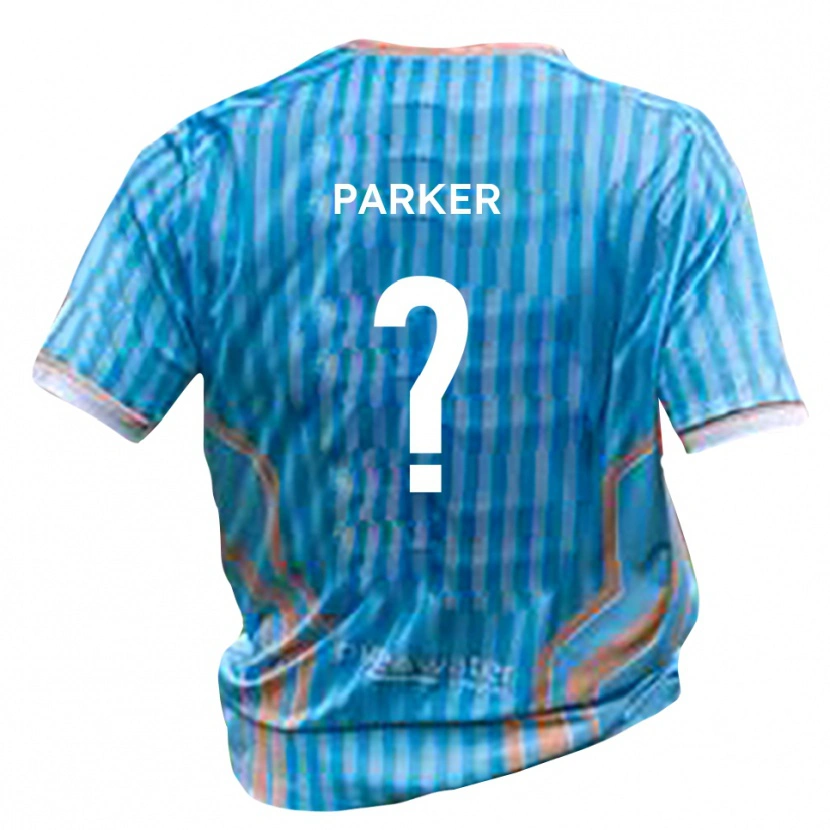 Danxen Kinderen Tom Parker #0 Zwart Goud Uitshirt Uittenue 2025/26 T-Shirt