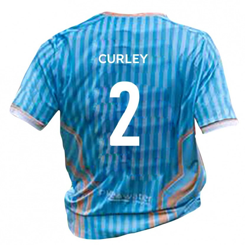 Danxen Kinderen Matt Curley #2 Zwart Goud Uitshirt Uittenue 2025/26 T-Shirt