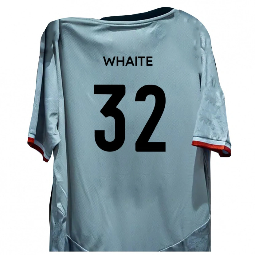 Danxen Kinderen Billy Whaite #32 Wit Zwart Uitshirt Uittenue 2025/26 T-Shirt