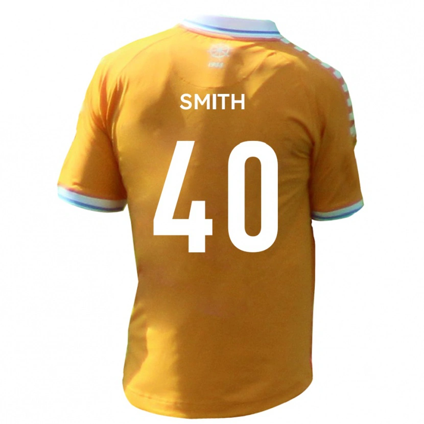 Danxen Kinderen Adam Smith #40 Geel Blauw Uitshirt Uittenue 2025/26 T-Shirt