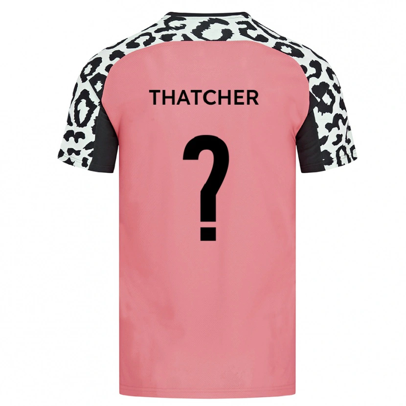 Danxen Kinderen Katie Thatcher #0 Roze Zwart Uitshirt Uittenue 2025/26 T-Shirt