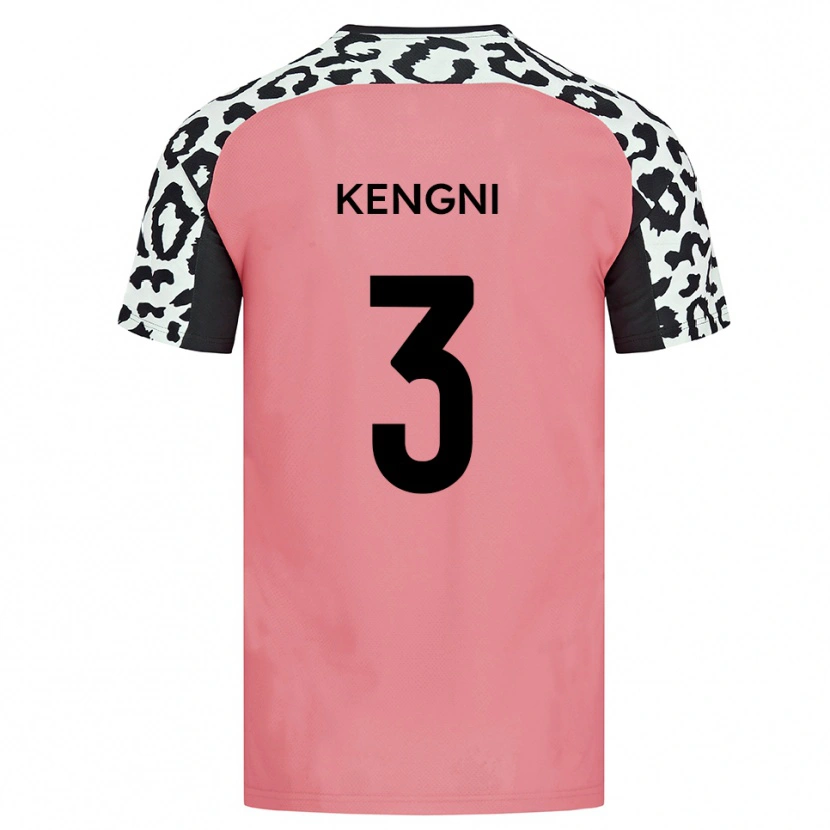 Danxen Kinderen Neil Kengni #3 Roze Zwart Uitshirt Uittenue 2025/26 T-Shirt