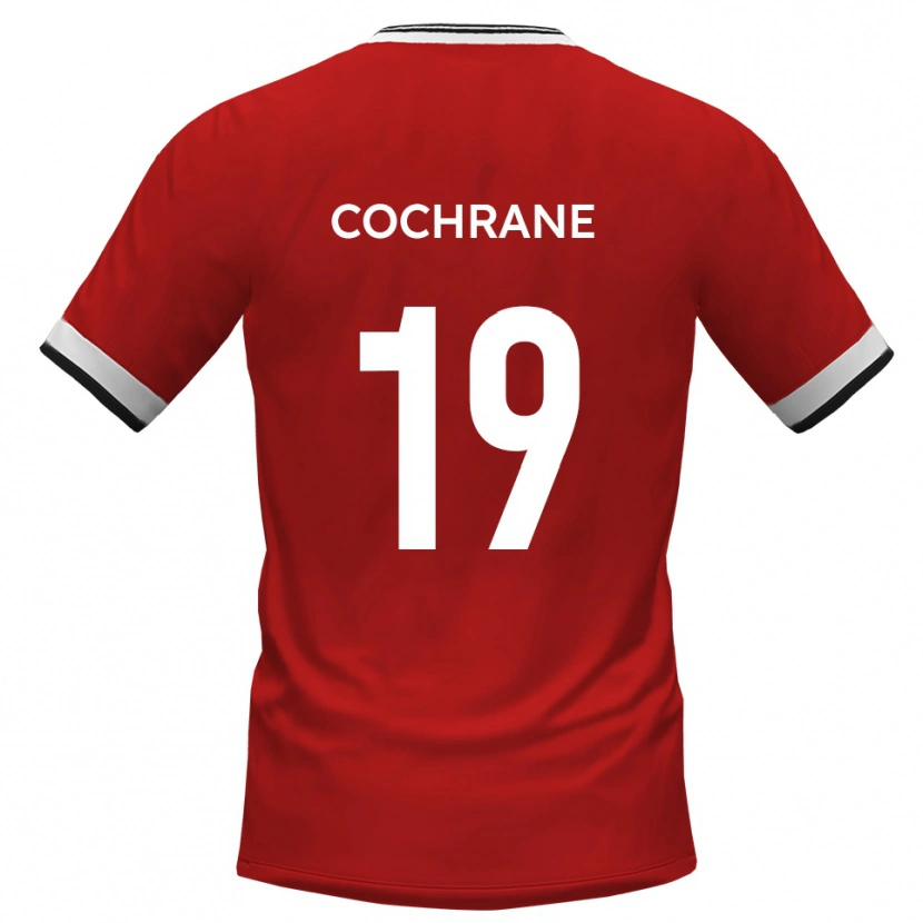 Danxen Kinderen Owen Cochrane #19 Wit Zwart Uitshirt Uittenue 2025/26 T-Shirt