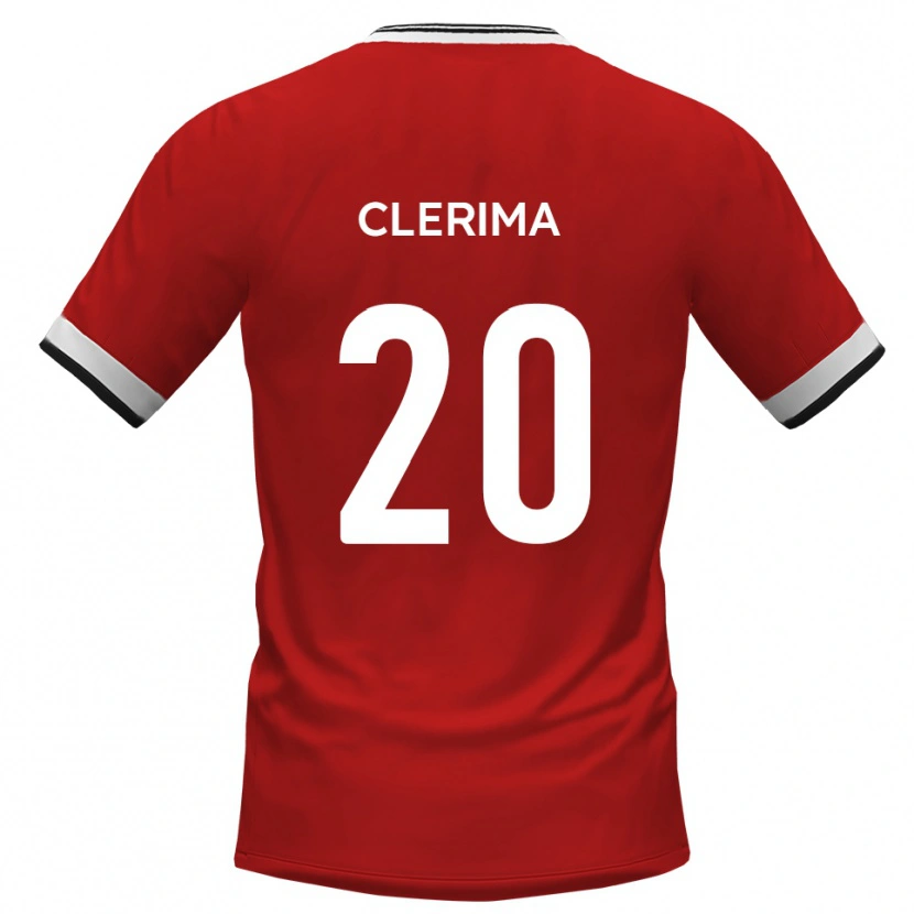 Danxen Kinderen Remy Clerima #20 Wit Zwart Uitshirt Uittenue 2025/26 T-Shirt