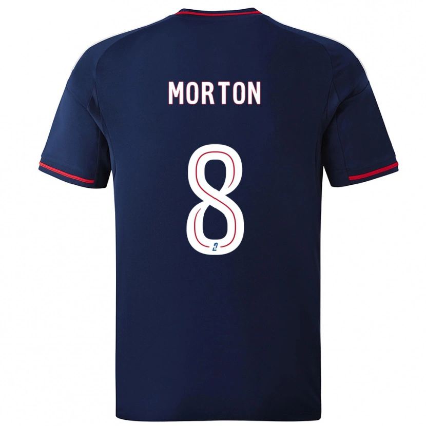 Danxen Kinderen Tyler Morton #8 Marine Rood Uitshirt Uittenue 2025/26 T-Shirt