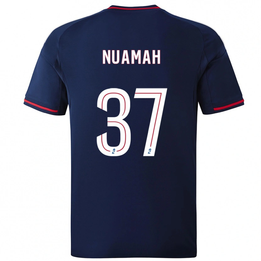 Danxen Kinderen Ernest Nuamah #37 Marine Rood Uitshirt Uittenue 2025/26 T-Shirt