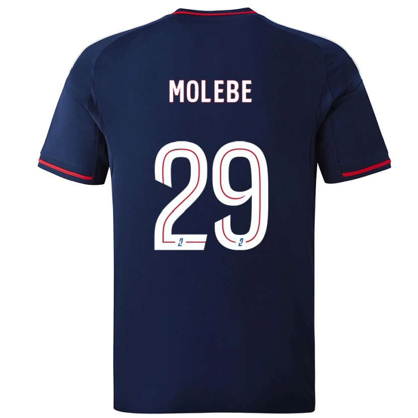 Danxen Kinderen Enzo Molebe #29 Marine Rood Uitshirt Uittenue 2025/26 T-Shirt
