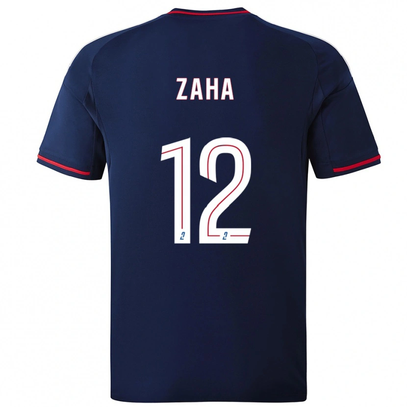 Danxen Kinderen Wilfried Zaha #12 Marine Rood Uitshirt Uittenue 2025/26 T-Shirt