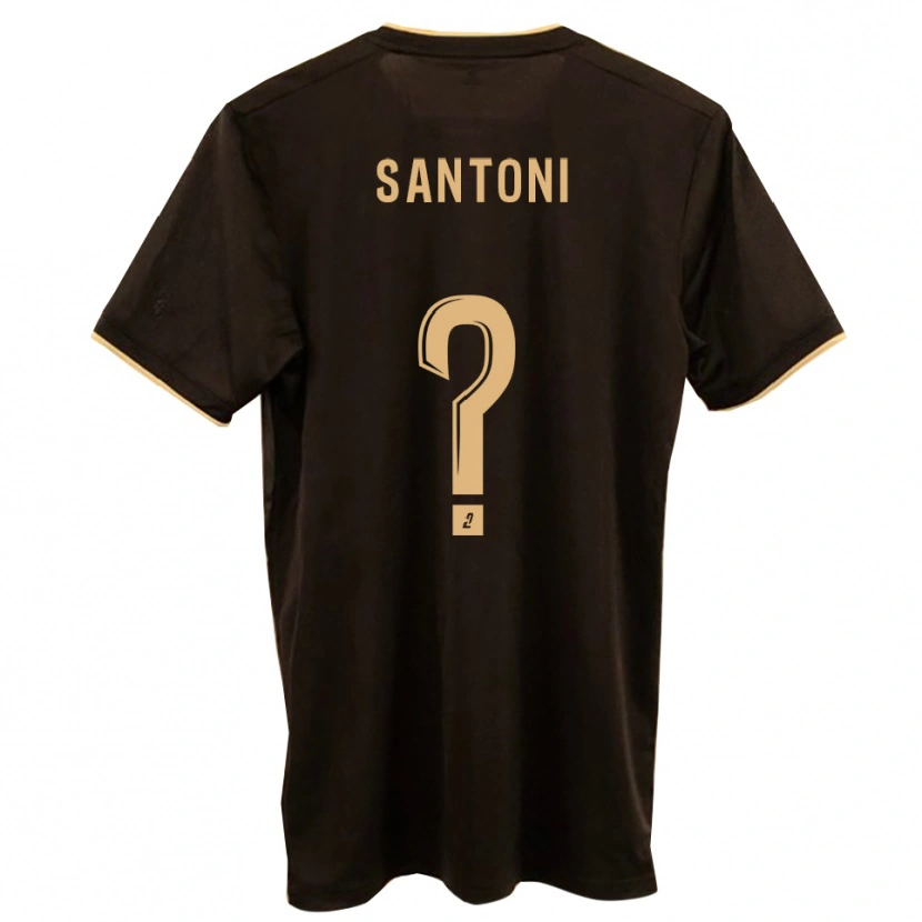 Danxen Kinderen Pierre Santoni #0 Blauw Rood Uitshirt Uittenue 2025/26 T-Shirt