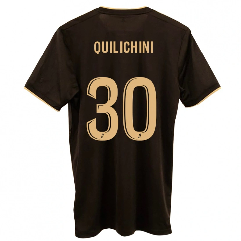 Danxen Kinderen Ghjuvanni Quilichini #30 Blauw Rood Uitshirt Uittenue 2025/26 T-Shirt