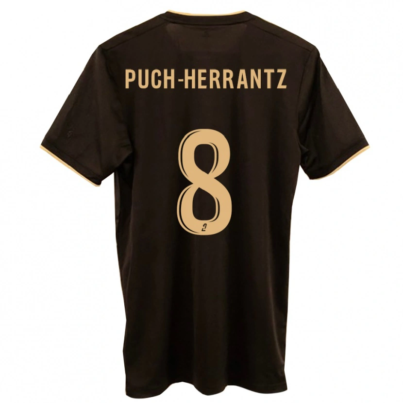 Danxen Kinderen Mehdi Puch-Herrantz #8 Blauw Rood Uitshirt Uittenue 2025/26 T-Shirt