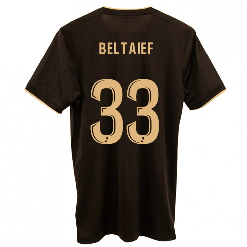 Danxen Kinderen Zyed Beltaief #33 Blauw Rood Uitshirt Uittenue 2025/26 T-Shirt