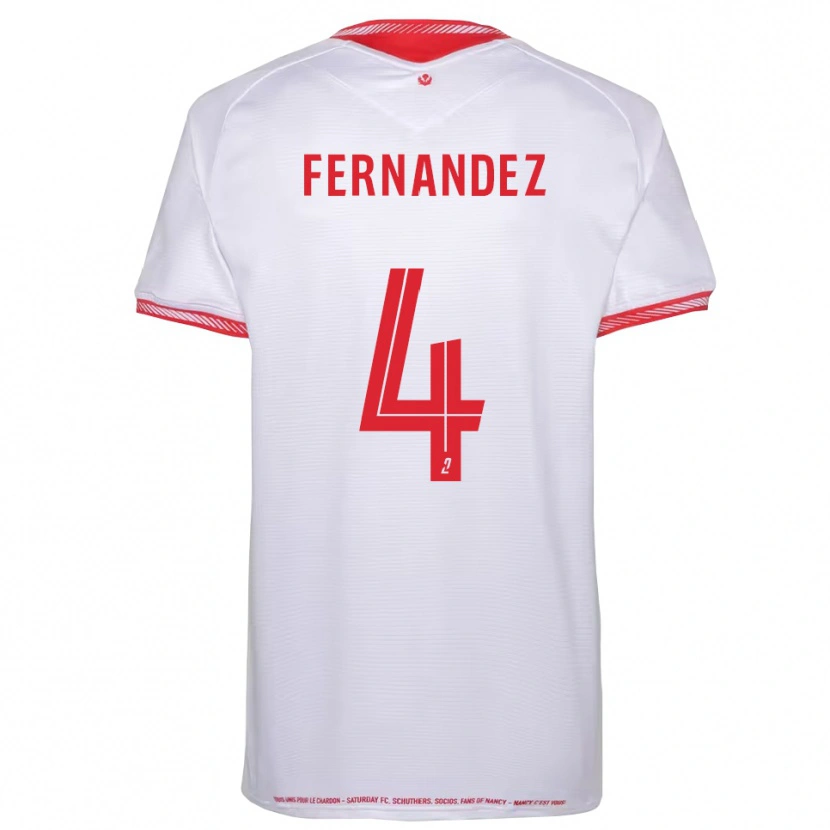 Danxen Kinderen Nehemiah Fernandez #4 Zwart Rood Uitshirt Uittenue 2025/26 T-Shirt