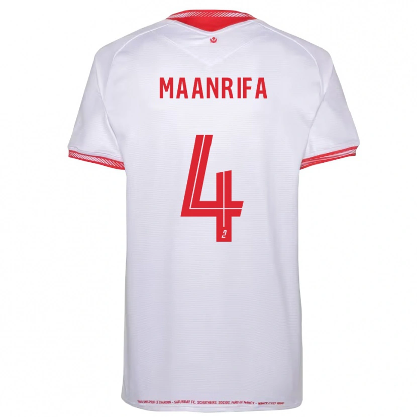 Danxen Kinderen Elfayed Maanrifa #4 Zwart Rood Uitshirt Uittenue 2025/26 T-Shirt
