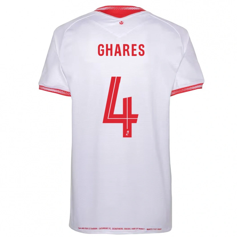 Danxen Kinderen Haïssam Ghares #4 Zwart Rood Uitshirt Uittenue 2025/26 T-Shirt