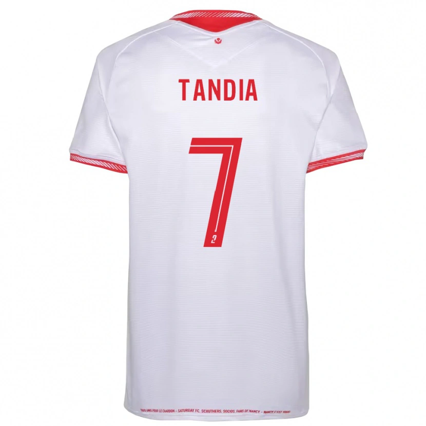Danxen Kinderen Youssouf Tandia #7 Zwart Rood Uitshirt Uittenue 2025/26 T-Shirt