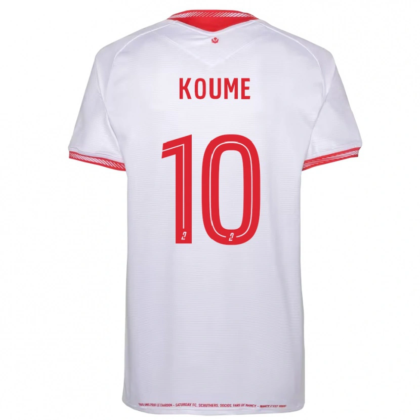 Danxen Kinderen Mamoudou Koume #10 Zwart Rood Uitshirt Uittenue 2025/26 T-Shirt
