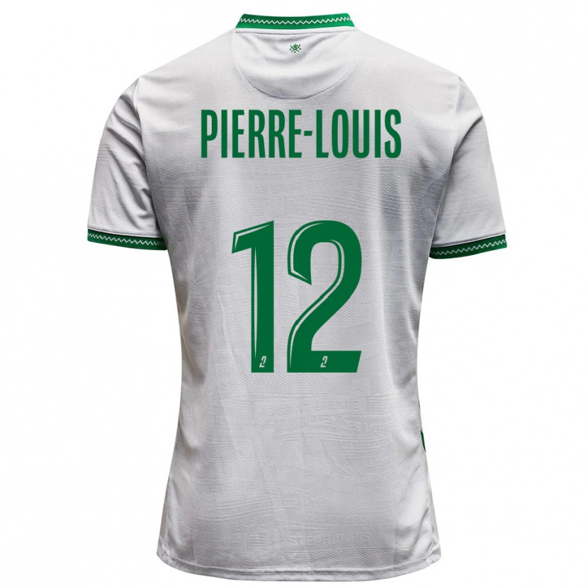 Danxen Kinderen Amandine Pierre-Louis #12 Wit Groen Uitshirt Uittenue 2025/26 T-Shirt
