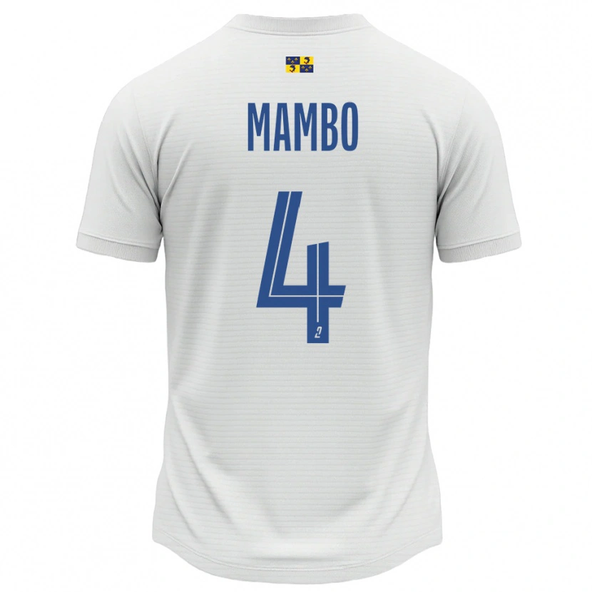 Danxen Kinderen Stone Mambo #4 Wit Blauw Uitshirt Uittenue 2025/26 T-Shirt