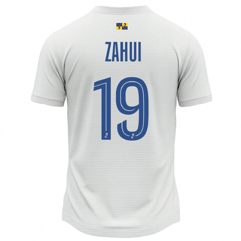 Danxen Kinderen Nesta Zahui #19 Wit Blauw Uitshirt Uittenue 2025/26 T-Shirt