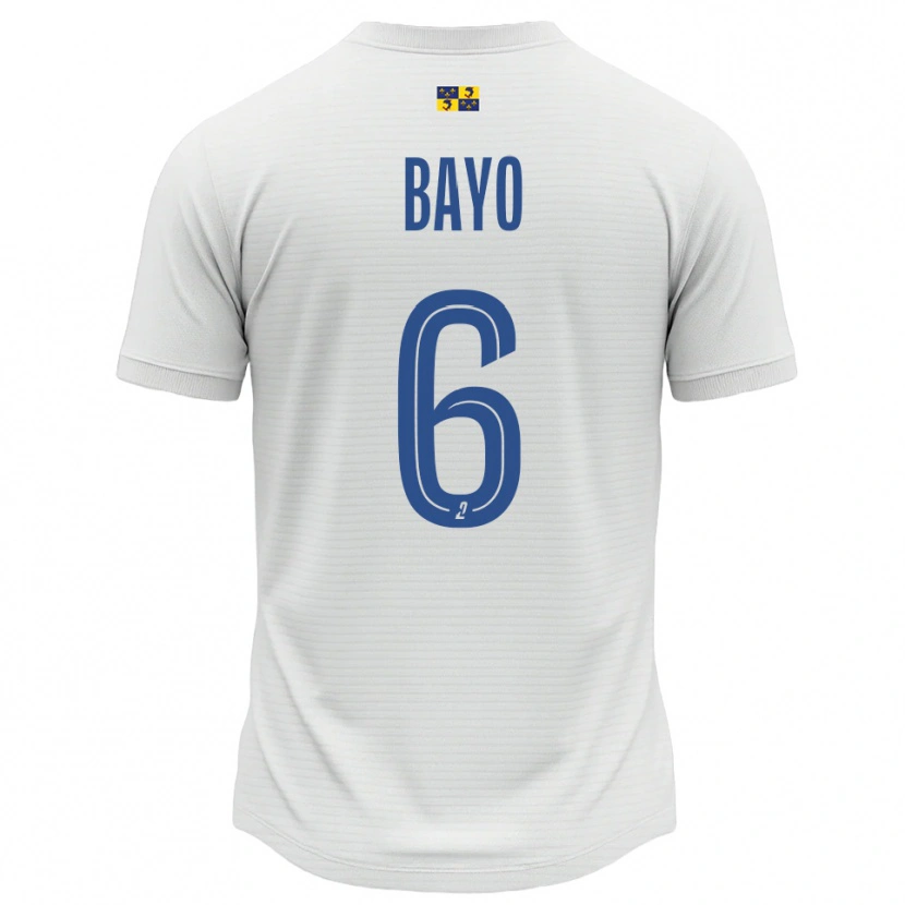 Danxen Kinderen Yadali Bayo #6 Wit Blauw Uitshirt Uittenue 2025/26 T-Shirt