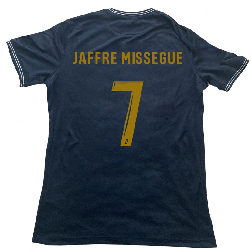 Danxen Kinderen Lenny Jaffre Missegue #7 Marine Goud Uitshirt Uittenue 2025/26 T-Shirt