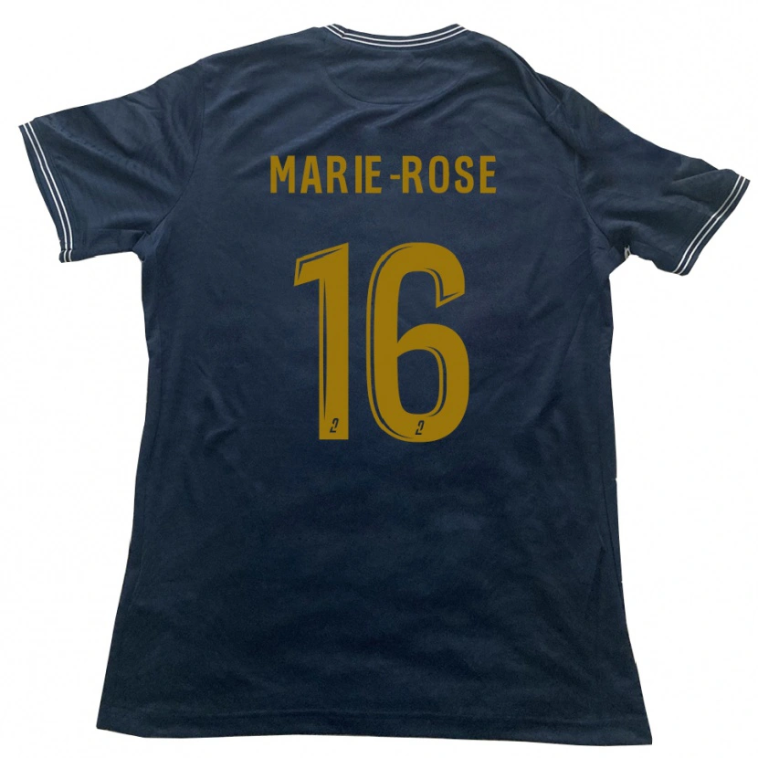 Danxen Kinderen Ilan Marie-Rose #16 Marine Goud Uitshirt Uittenue 2025/26 T-Shirt