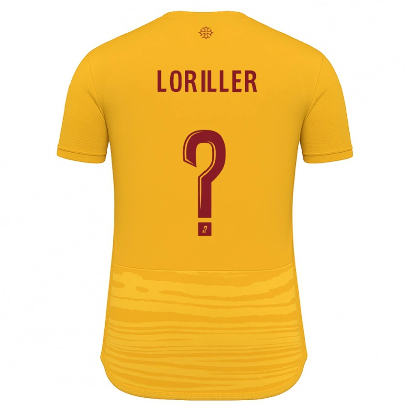 Danxen Kinderen Anthonin Loriller #0 Oranje Bourgondisch Uitshirt Uittenue 2025/26 T-Shirt