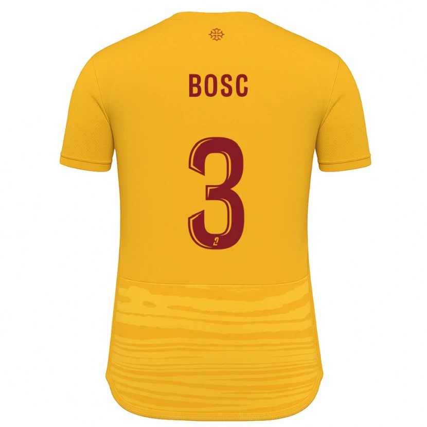 Danxen Kinderen Tom Bosc #3 Oranje Bourgondisch Uitshirt Uittenue 2025/26 T-Shirt
