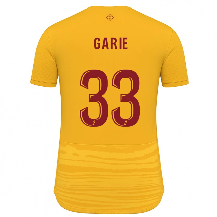 Danxen Kinderen Hugo Garie #33 Oranje Bourgondisch Uitshirt Uittenue 2025/26 T-Shirt