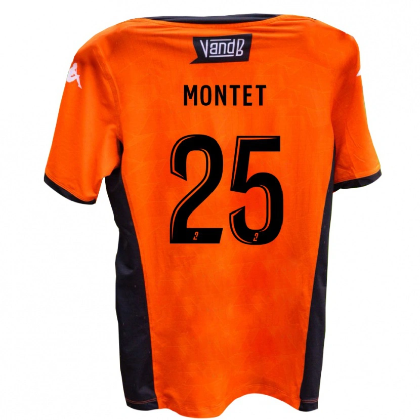 Danxen Kinderen Enzo Montet #25 Wit Zwart Uitshirt Uittenue 2025/26 T-Shirt