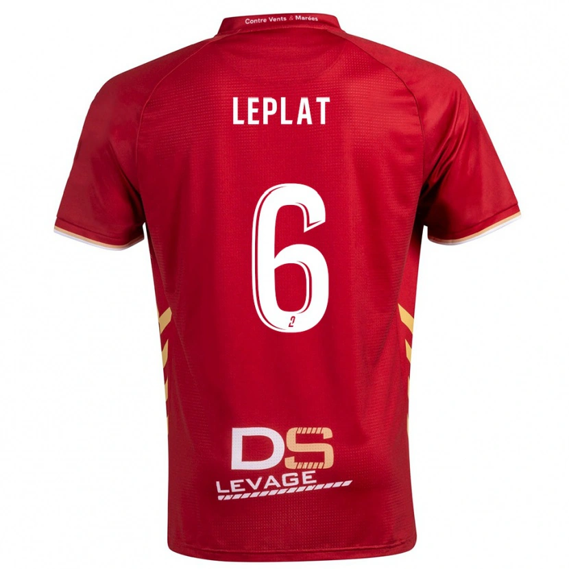 Danxen Kinderen Maethys Leplat #6 Bourgondisch Goud Uitshirt Uittenue 2025/26 T-Shirt