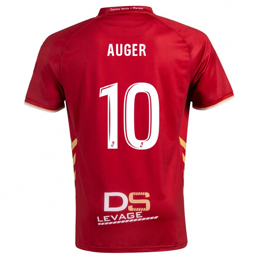 Danxen Kinderen Ibrahim Auger #10 Bourgondisch Goud Uitshirt Uittenue 2025/26 T-Shirt