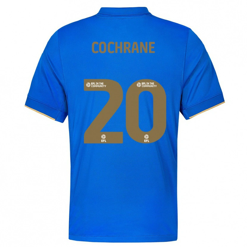 Danxen Heren Alex Cochrane #20 Blauw Goud Thuisshirt Thuistenue 2025/26 T-Shirt