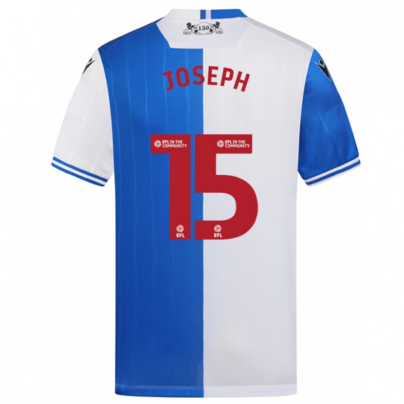 Danxen Heren Valentin Joseph #15 Blauw Wit Thuisshirt Thuistenue 2025/26 T-Shirt