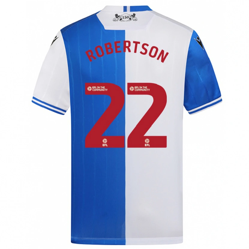 Danxen Heren Millie Robertson #22 Blauw Wit Thuisshirt Thuistenue 2025/26 T-Shirt