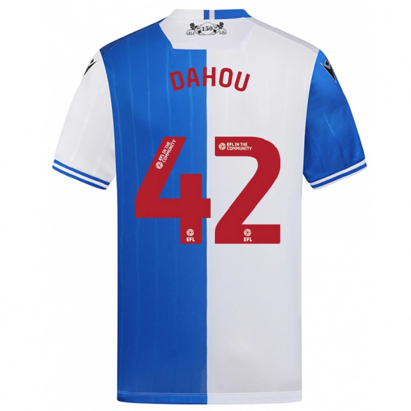 Danxen Heren Jemima Dahou #42 Blauw Wit Thuisshirt Thuistenue 2025/26 T-Shirt