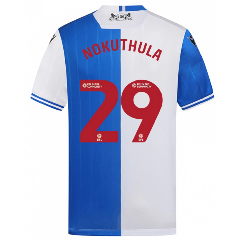 Danxen Heren Faith Nokuthula #29 Blauw Wit Thuisshirt Thuistenue 2025/26 T-Shirt