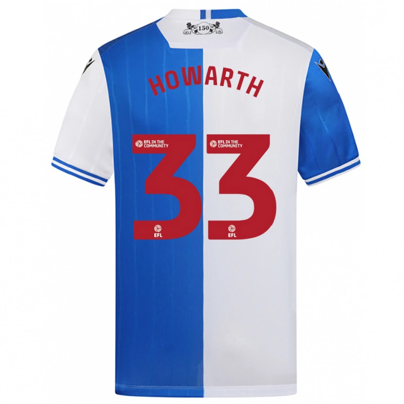Danxen Heren Taylor Howarth #33 Blauw Wit Thuisshirt Thuistenue 2025/26 T-Shirt