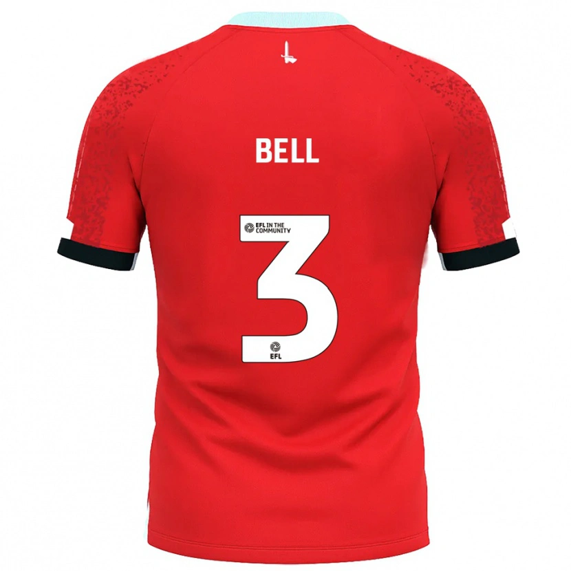 Danxen Heren Amari'i Bell #3 Rood Wit Thuisshirt Thuistenue 2025/26 T-Shirt