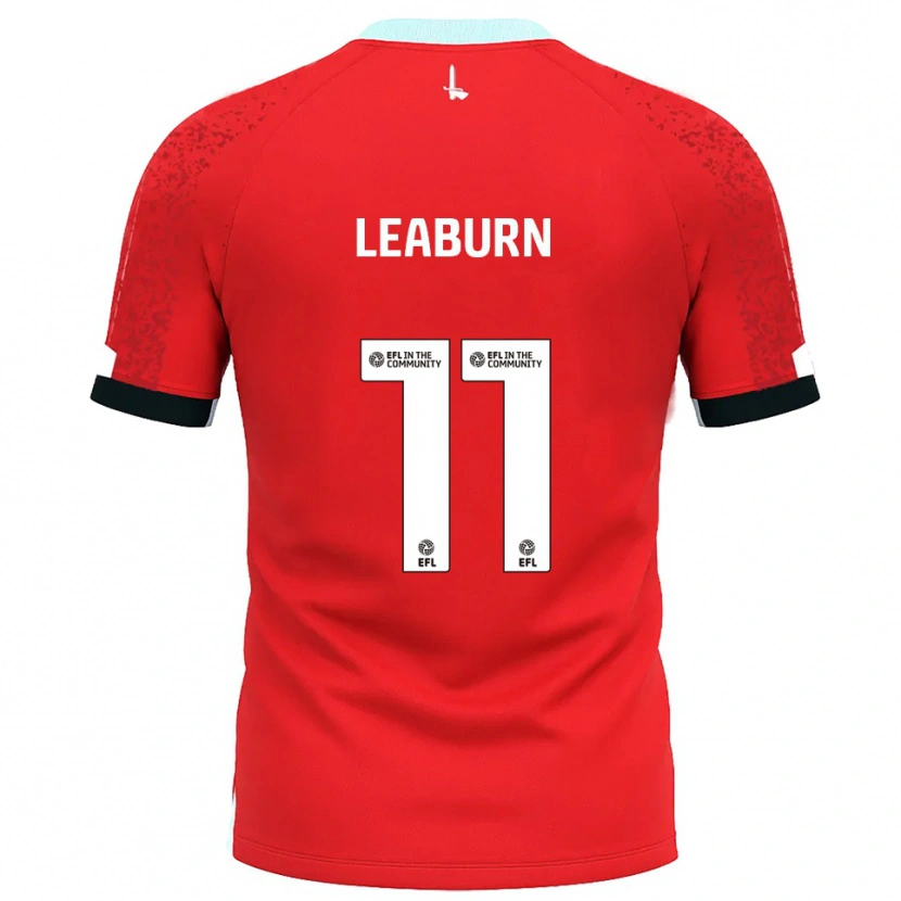 Danxen Heren Miles Leaburn #11 Rood Wit Thuisshirt Thuistenue 2025/26 T-Shirt