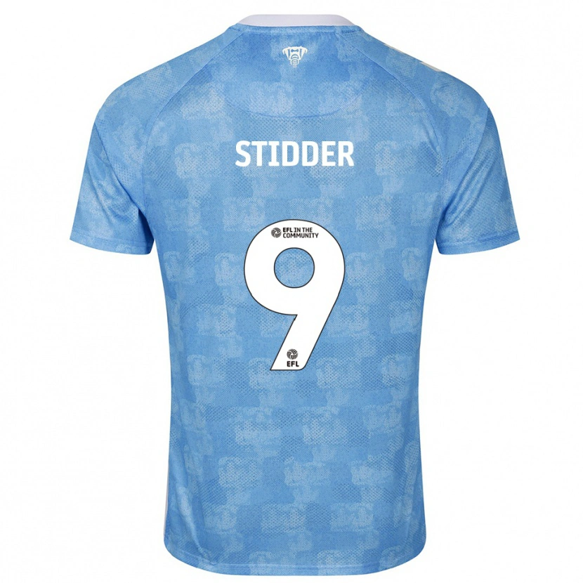 Danxen Heren Joshua Stidder #9 Hemelsblauw Wit Thuisshirt Thuistenue 2025/26 T-Shirt