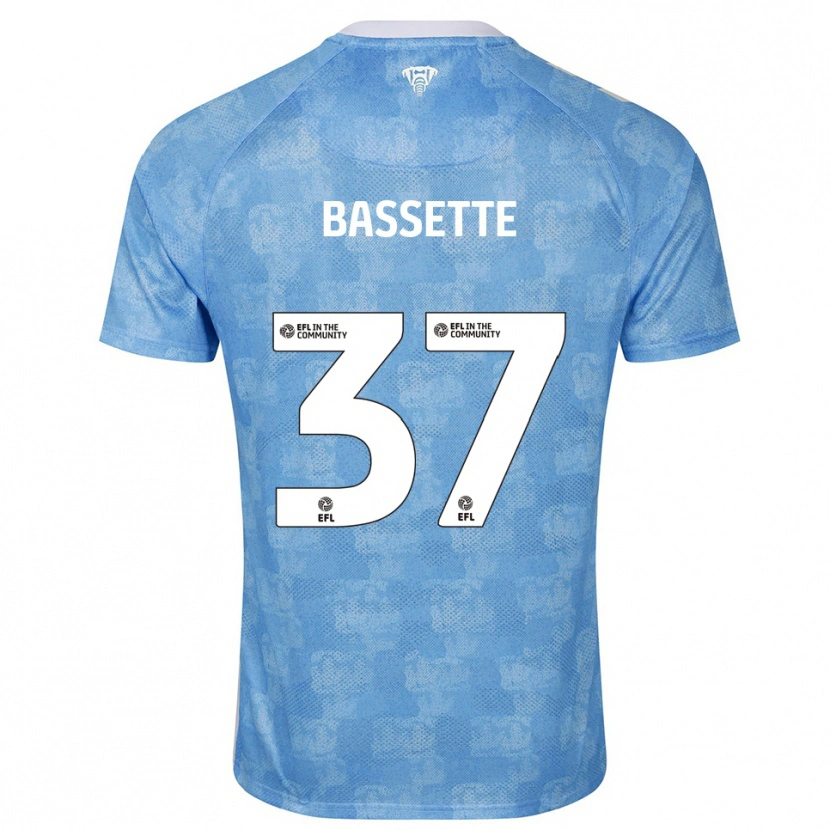 Danxen Heren Norman Bassette #37 Hemelsblauw Wit Thuisshirt Thuistenue 2025/26 T-Shirt