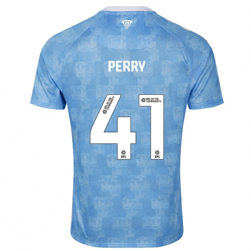 Danxen Heren Callum Perry #41 Hemelsblauw Wit Thuisshirt Thuistenue 2025/26 T-Shirt
