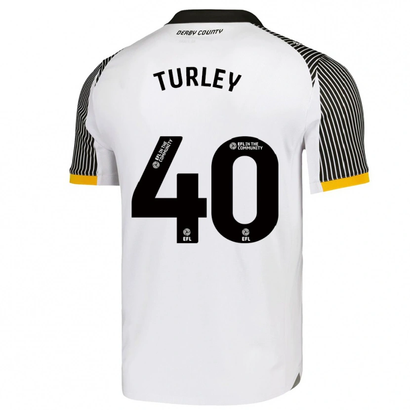 Danxen Heren Freddie Turley #40 Wit Zwart Thuisshirt Thuistenue 2025/26 T-Shirt