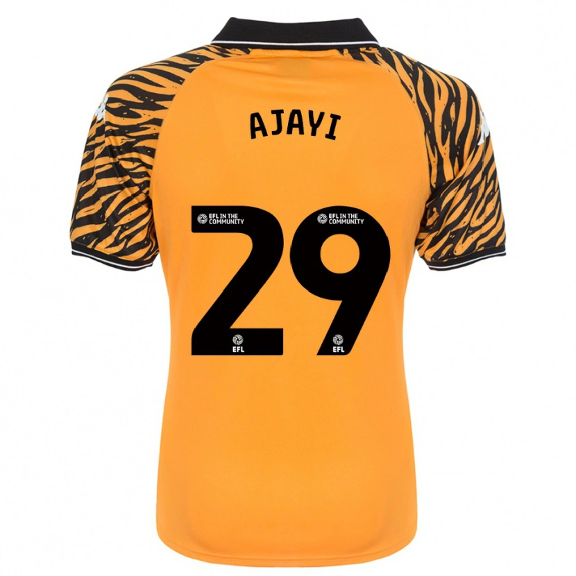 Danxen Heren Semi Ajayi #29 Oranje Zwart Thuisshirt Thuistenue 2025/26 T-Shirt