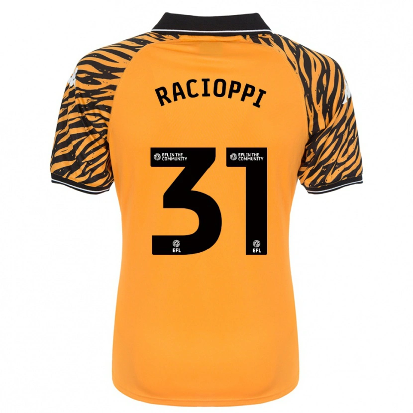 Danxen Heren Anthony Racioppi #31 Oranje Zwart Thuisshirt Thuistenue 2025/26 T-Shirt